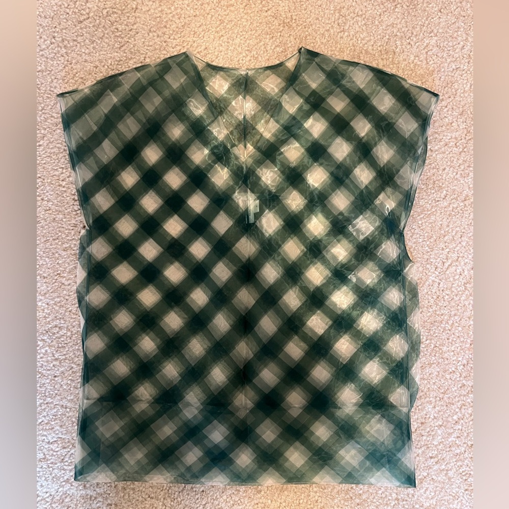 Marc Jacobs Ginham Organza Top